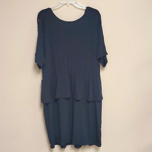 LANE BRYANT Peplum Dress - Size 24 - Picture 2 of 6